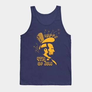 Abe 4th of July Design 2 Tank Top